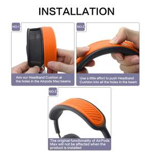 Lavable <span class=keywords><strong>de</strong></span> silicona suave para auriculares protectores <span class=keywords><strong>de</strong></span> <span class=keywords><strong>diadema</strong></span> cubierta <span class=keywords><strong>de</strong></span> <span class=keywords><strong>diadema</strong></span> para Apple <span class=keywords><strong>AirPods</strong></span> Max - Product Image 6