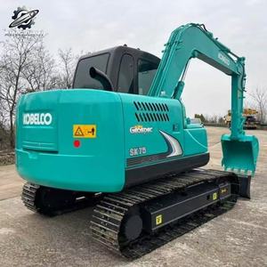 Excavadora Usada Kobelco75 MiniCrawler de 7 Toneladas con Cucharón de 0.4m³, Marca Japonesa Original, Excavadora Pequeña para Construcción, Pocas Horas de Uso, Buen Estado - Product Image 2