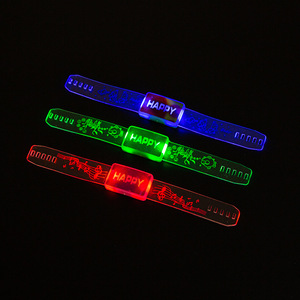 กำไลข้อมือเรืองแสง LED ของ MADESHINE พร้อมโลโก้สั่งทำพิเศษ สำหรับงานปาร์ตี้ฉลองปีใหม่ ของชำร่วยงานปาร์ตี้  สำหรับวันฮาโลวีน - Product Image 2