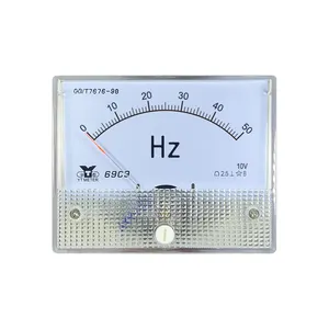 YT 10V 50Hz 60Hz 100Hz 400Hz仪表100% 开度仪表5V 65*80 69C9 DC频率计