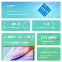 HPs Star One 27 High Definition Screen All in One Computer 27 Inch New Core Gaming Design Business Office Desktop Computer
