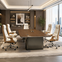 Ensemble de chaises de table de conférence commerciales, chaise de bureau de direction avec plateau cousu