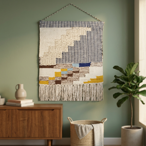 Hotel <b>Decor</b> Bohemian Macrame Wall Hanging Made in Cotton Thread <b>Decorative</b> & Durable Washable Eco-friendly Diwali - Product Image 3