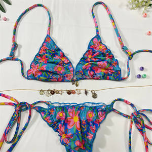 <span class=keywords><strong>Bikini</strong></span> Moda 2025 Personalizzato Vendita all'Ingrosso Costumi da Bagno <span class=keywords><strong>di</strong></span> <span class=keywords><strong>Lusso</strong></span> da Donna con Decorazioni <span class=keywords><strong>di</strong></span> Cristalli - Product Image 2