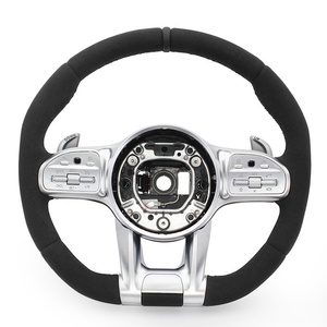 Volante de gamuza personalizado por el fabricante para <span class=keywords><strong>Mercedes</strong></span>-<span class=keywords><strong>Benz</strong></span> W177 <span class=keywords><strong>AMG</strong></span> E63 W212 W221 W166 X253 - Product Image 3
