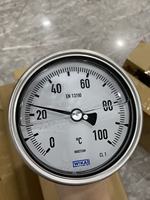 Termómetro Mecánico Original WIKA Serie 55, Sin Necesidad de Energía, Sensor de Temperatura 55, Tipo de Esfera con Eje Ajustable
