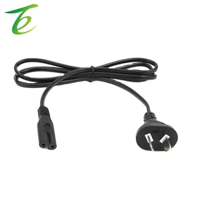 Çıplak kuyruk siyah düz fiş arjantin stdard sertifikası ile splay kuyruk gücü fişli kablo ile iki çekirdekli arjantin - Product Image 2