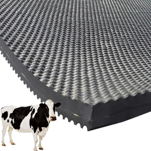 牛の馬のためのカスタム厚い滑り止め安定したフローリングヘビーデューティーゴム製牛マット家畜 - Product Image 1
