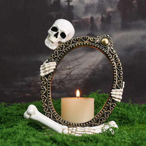 Halloween-Geisterkopf-Geschenk aus Kunstharz auf Lager für die erschreckende und dunkle Atmosphäre des Geisterfestes mit Rahmen. - Product Image 4
