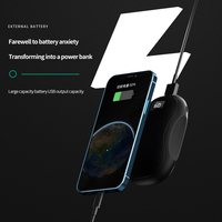 Chauffe-mains rechargeable par USB avec power bank Réutilisable avec affichage de la température Chauffe-mains électrique power bank