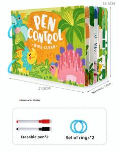 หนังสือที่เงียบสงบของเล่นไม้สำหรับเด็กเกมปริศนาแปะเกมจับคู่ของเล่นเด็กเพื่อการศึกษา - Product Image 3