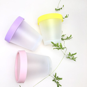 Round plastic cream jar bottle yellow 10g high quality plastic skincare cream jar cosmetic