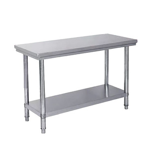 VICTORY KITCHEN Banc de travail en acier inoxydable Offre Spéciale table en inox pour la restauration et les fournitures de restaurant d'hôtel - Product Image 3