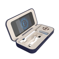 Ensemble de 2 en 1 pour le retrait du cérumen, endoscope buccal, caméra dentaire orale avec boîte de rangement de charge