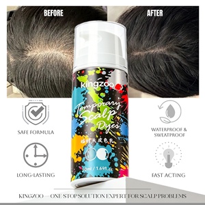 Crema para Teñir el Cabello de Uso Diario para Hombres, 50 ml, Colores Personalizados, Resistente al Agua, para Calvicie y <span class=keywords><strong>Alopecia</strong></span> Androgénica, Venta al Por Mayor - Product Image 1
