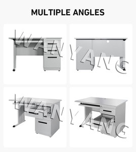 Văn phòng bảng đo lường thương mại nội thất văn phòng 3 ngăn kéo với 1 cửa kim loại thép văn phòng bàn Thiết kế bảng - Product Image 6