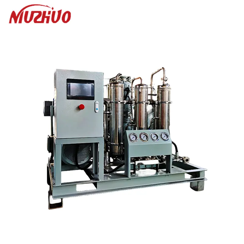 NUZHUO High Pressure Nitrogen Oxygen Compressor Booster 200 Bar Nitrogen Oxygen Gas Cylinders Refill