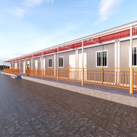Maisons préfabriquées en panneaux sandwich EPS anti-sismiques, conteneurs préfabriqués modernes à faible coût, chambres d'école en kit