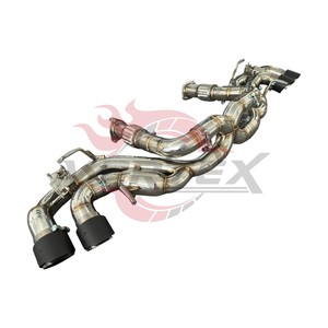 ท่อไอเสีย Chevrolet Corvette C8 2019-2023แบบท่อตรง Valvetronic 304SS กระจกขัดเงา - Product Image 4