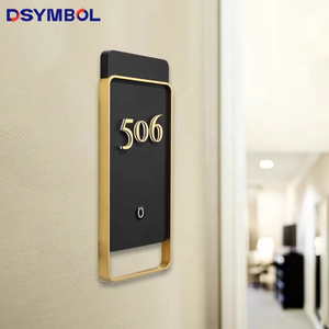 2025 Neue Dsymbol Top-Qualität Hotelzimmer-Nummern 3D-Beschilderung Hotel-Schild Metall-Türschild Außenbeleuchtung Gebäude-Wandbuchstaben Hotel - Product Image 5
