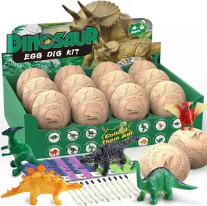 Dinosaur Toys Dig Kit Upgrade12 BIG Easter Dinosaur Eggs para niños Science STEM Regalos educativos para niños