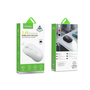 Oneday <span class=keywords><strong>Custom</strong></span> OK01 Ratón portátil recargable Modos duales BT 2,4G USB Mute Ratones Ratón inalámbrico para computadora portátil - Product Image 5