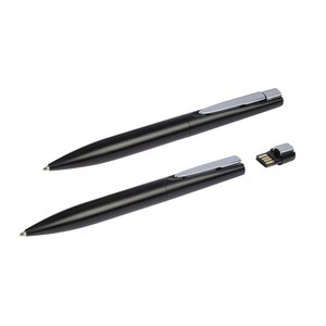 London Metal Ballpen <b>USB</b> Flash Drive Twist Action <b>8Gb</b> Memory <b>Stick</b> - Product Image 1