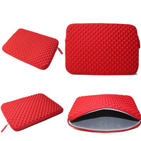 Housse d'ordinateur portable étanche en néoprène de voyage pour ordinateur portable 11.6 "Chromebook Ultrabook ordinateur portable rembourrage en mousse de diamant résistant aux chocs