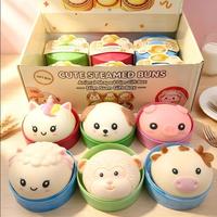Mainan Squishy Hewan Lucu Terbaru, 12Pcs dalam Kotak Display, Mainan Fidget Penghilang Stres Kawaii Slow Rising, Mainan Remas Hewan Kartun