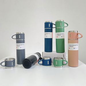 17Oz Double Wall <b>Flask</b> Business Annual Meeting Gift Box Wholesale Travel Vacuum Water <b>Bottle</b> Set - Product Image 2