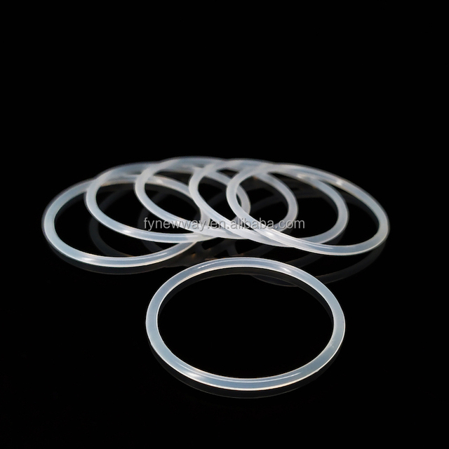 Translucent Silicone Oring Rubber O-rings FVMQ Silicone Food and Medical Grade High Temperature Resistant Custom Silicone O-ring