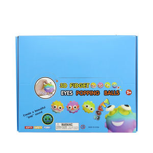 Hayvan domuz şekli açılır 3D silikon duyusal stres Fidgets topu oyuncak karanlıkta parlıyor hediye kutusu ile - Product Image 6