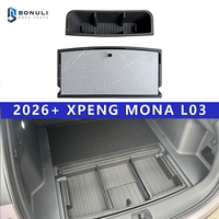 Compartiment de rangement sous le plancher OEM compatible avec XPENG MONA L03 2026, boîte de tri dissimulée en ABS pour coffre, accessoires auto pour l'organisation des bagages arrière de véhicules électriques