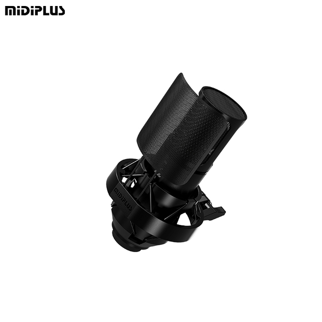 Midiplus HZ6 High Quality Wired Usb Microphone Professional Studio Recording Condenser Mic Portable Desktop Live Music Equipment