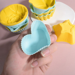 Pirottini in Silicone Riutilizzabili da 7cm Antiaderenti Stampi <span class=keywords><strong>per</strong></span> Cottura Utensili da Cucina e da Tavola alla Moda con Sacchetto OPP - Product Image 4