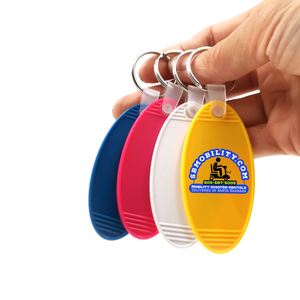 Personalized Oval <b>Keychain</b>, <b>Customized</b> Text or Logo Key Tag, Retro Motel <b>Keychain</b>, Bulk Keys, Wedding Favors Party Gift - Product Image 5