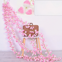 Guirlande de Fleurs Artificielles pour Plafond Suspendu Bougainvillier Vigne pour Mariage Couloir Événement Décoration