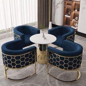 Chaise de bar moderne de luxe, tabouret haut, îlot de cuisine, comptoir, chaise de salle à manger, chaise de bar en métal doré avec accoudoirs - Product Image 5