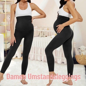 Pantaloni Premaman NZMAN a Vita Alta, Contenitivi e Aderenti per l'Estate - Product Image 2