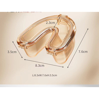 Boîte de rangement dentaire en forme de U conteneur de prothèse dentaire transparent boîte de rangement de fausses dents pour boîte de protège-dents modèle de dents