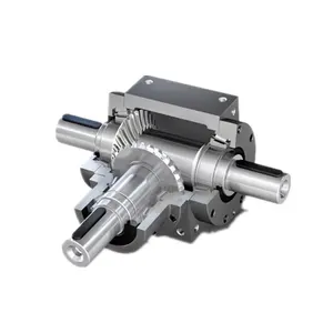 Industrial Cast Iron Bevel Gear Box Right Angle