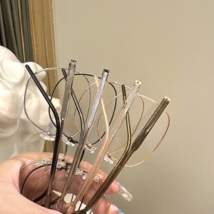 Montures de lunettes surdimensionnées en métal style artistique, verres en résine pleine monture, tendance mode unisexe Danyang 6400 - Product Image 2