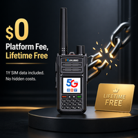 XUNLIBAO 9118 Prix usine Talkie-walkie longue portée double mode Expédition rapide Sans frais de plateforme GPS à vie Type-C LTE 4G Radio PTT POC