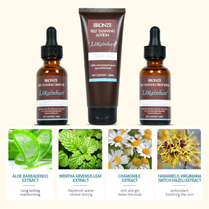 <strong>Face</strong> <strong>Tanning</strong> Drops to Add to Lotion, Moisturizing Bronzing Tanner for <strong>Face</strong> &amp; Body, Toxin Free Tanner - Product Image 3