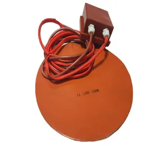 Coussinets auto-adhésifs en caoutchouc, Silicone, 12v, 10 pièces, pour chauffage industriel, au sol