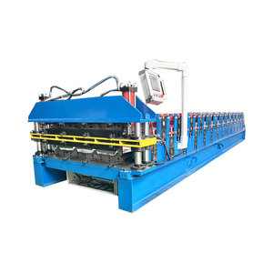 Manufacturing Roofing <b>Sheet</b> Roll Forming Machine Double Layer Corrugated Metal Roofing <b>Sheet</b> <b>Tile</b> Making Machine Price - Product Image 2