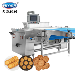 Máquina Rotativa Automática de Gran Capacidad para Formar Galletas y Bizcochos con Control PLC, Moldes Personalizados y Dispensador de Especias - Product Image 1