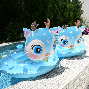 Flotador Inflable con Diseño de Cabeza de Ciervo para Niños, Anti-Vuelco, para Uso en Piscinas - Product Image 1