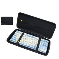 Étui de clavier mécanique en EVA résistant à l'eau avec logo personnalisé, conception antichoc OEM/ODM, fermeture éclair, tissu personnalisable – Vente en gros