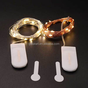 Mini Copper Wire <strong>LED</strong> <strong>String</strong> <strong>Lights</strong> Xmas Starry Fairy <strong>Lights</strong> Powered By Battery For Wedding &amp; Christmas Decorative Lighting - Product Image 1